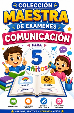 Colección Maestra de Exámenes de Comunicación para 5 Añitos de Inicial