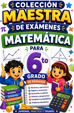 Colección Maestra de Exámenes de Matemática para 6to Grado de Primaria
