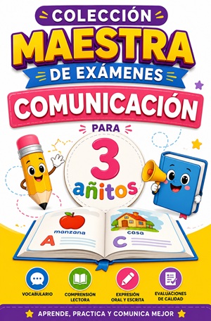 Colección Maestra de Exámenes de Comunicación para 3 Añitos de Inicial